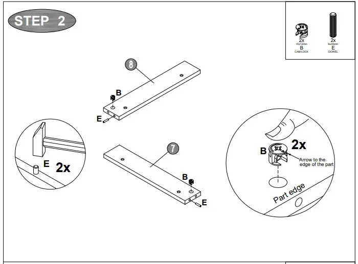 A T HOME GREY 3+2 Drawer Chest588