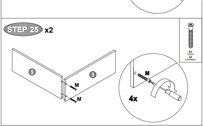 A T HOME GREY 3+2 Drawer Chest5kjkl