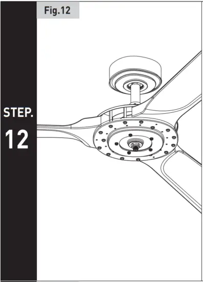 aEROFANTURE AT52 01 02B 52 in Modern Industrial Indoor Matte Black Ceiling Fan - FIG 23