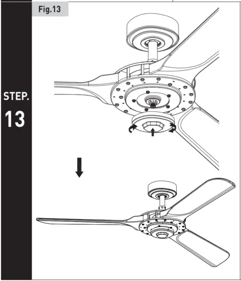 aEROFANTURE AT52 01 02B 52 in Modern Industrial Indoor Matte Black Ceiling Fan - FIG 24