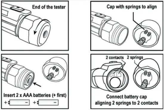 Megger VF5 AC Voltage Detector with Flashlight - fig2