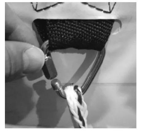 RAVE Anchor Harness - Ensure the triangular