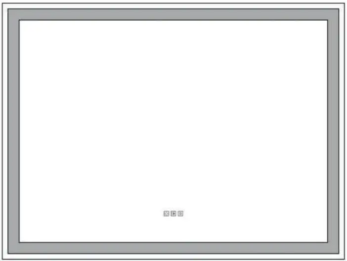 ExBrite CJJSB3648DKSXFLX LED Lighted Mirror - 2