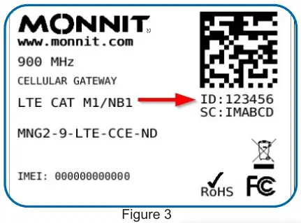 MONNIT ALTA International 3G Cellular Gateway - GATEWAY REGISTRATION