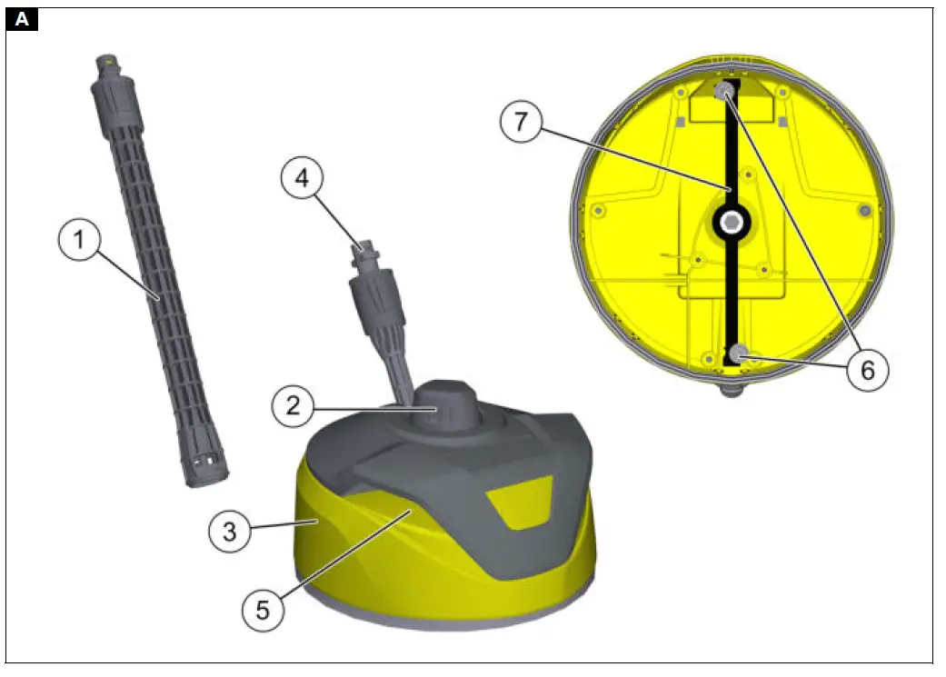 KARCHER T 5 T-Racer Surface Cleaner-fig1