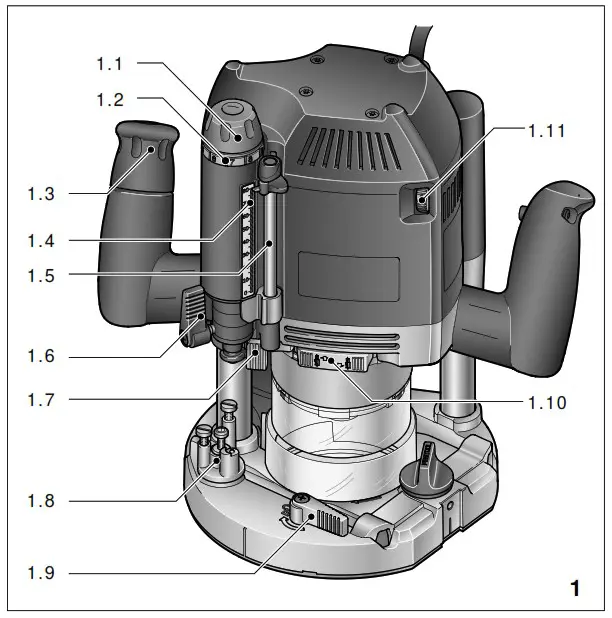 FESTOOL OF 2200 EB Imperial Plunge Router - Product Overview 1