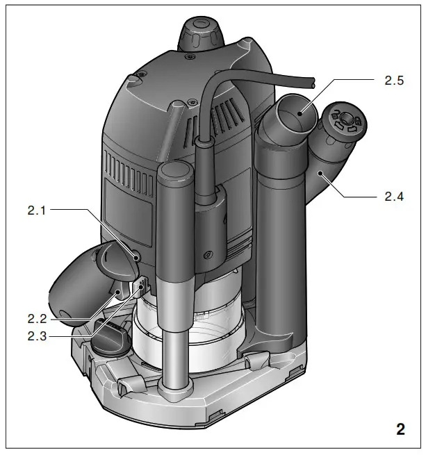 FESTOOL OF 2200 EB Imperial Plunge Router - Product Overview 2