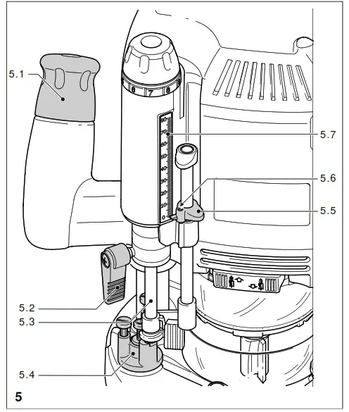 FESTOOL OF 2200 EB Imperial Plunge Router - Product Overview 4