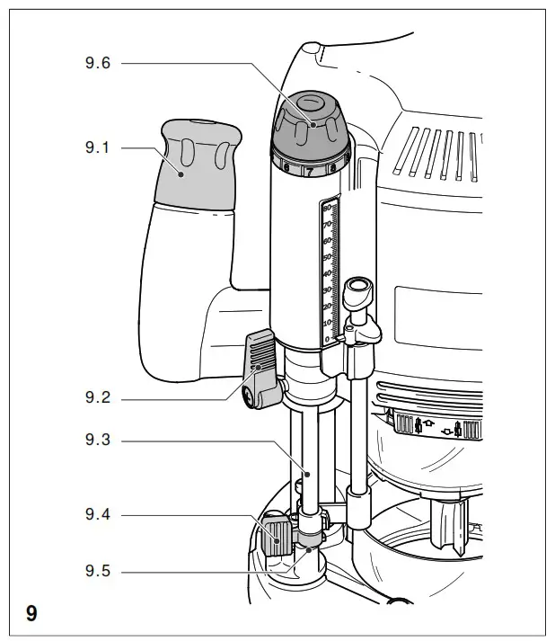FESTOOL OF 2200 EB Imperial Plunge Router - Product Overview 6
