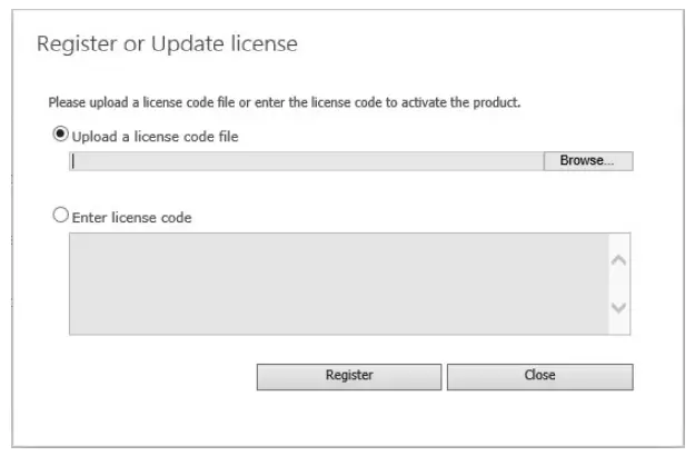 License Registration 