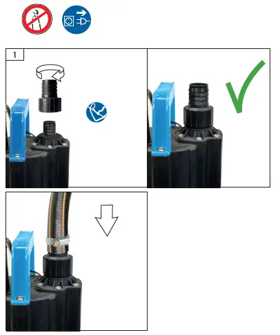 G de GDT 1200 Pressure Submersible Pump 1200 Watt- fig 2