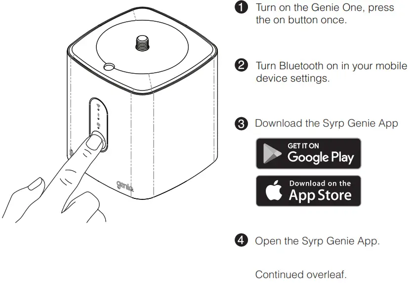 Connect to the Genie One