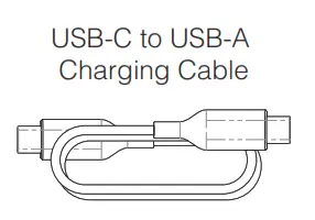 USB-C to USB-A Charging Cable