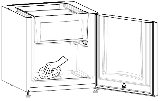 SHARP SJ BB02DTXWF EU 54cm Free Standing Fridge Freezer - Freezer compartment