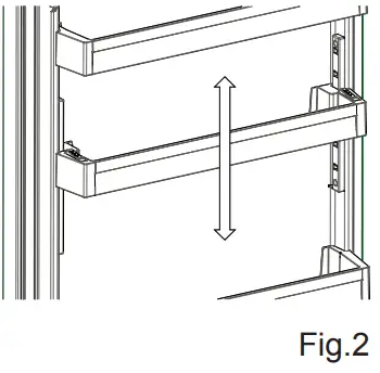 SHARP SJ BB02DTXWF EU 54cm Free Standing Fridge Freezer - provide storage