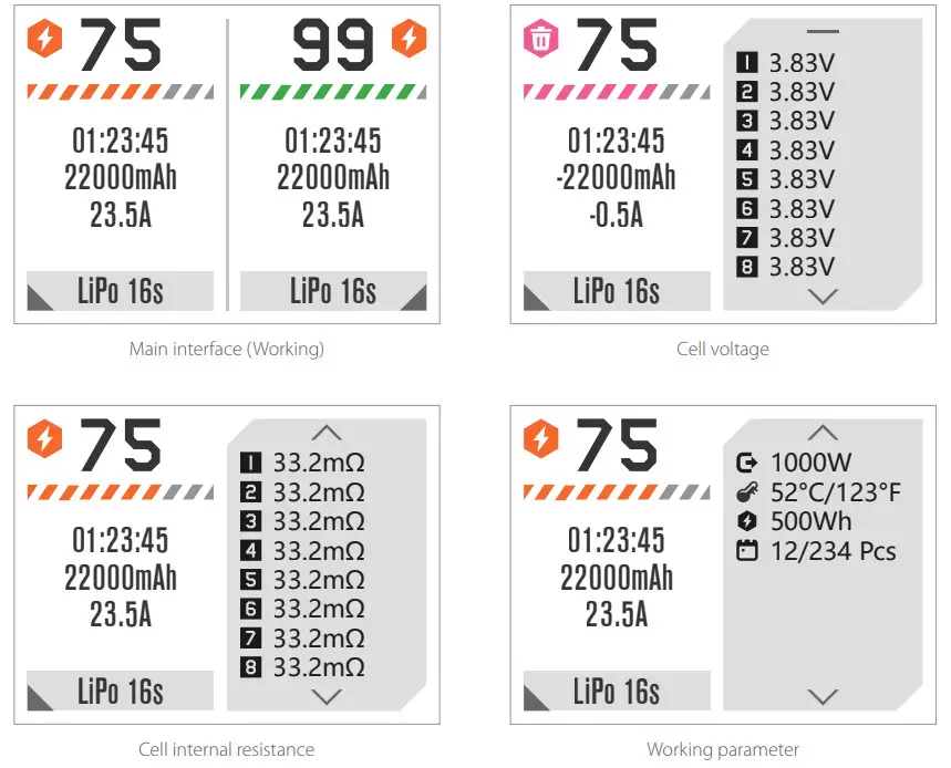 FLYING TECH X16 ISDT Professional Dual Channel AC Smart Charger - FIG