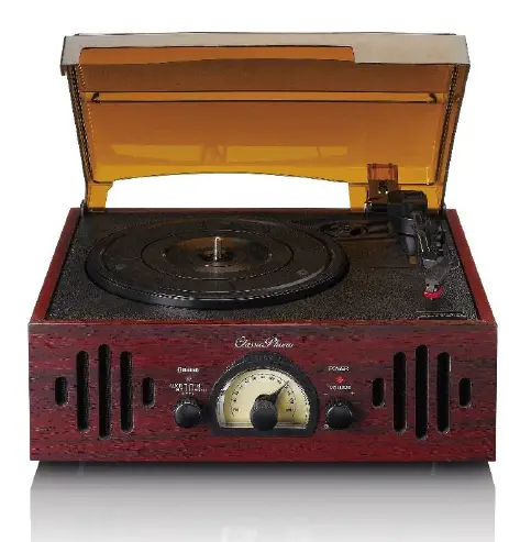 Lenco TT-43 Turntable with radio Bluetooth and FIG 1