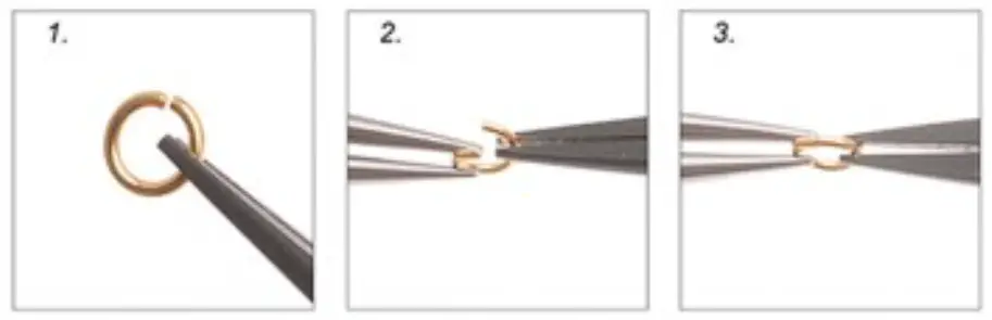 beadaholique Hamptons Necklace featuring - How to open and close jump ring 1