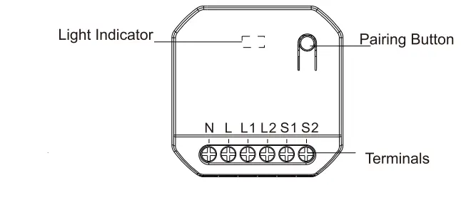 EBELONG ERC2202-W Wi-Fi On Off Dual Controller fig 1