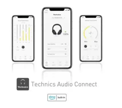 Technics E A H-A800 Wireless Noise Cancelling Headphone 11