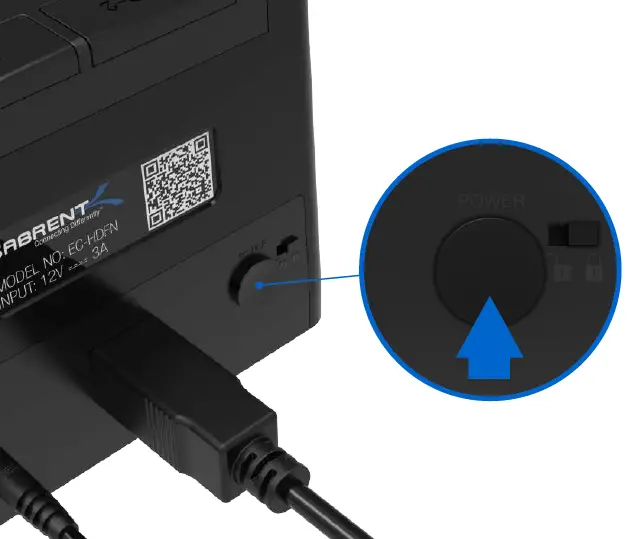 Sabrent EC-HDFN USB 3.0 to SATA Dual Bay External Hard Drive Docking fig 9