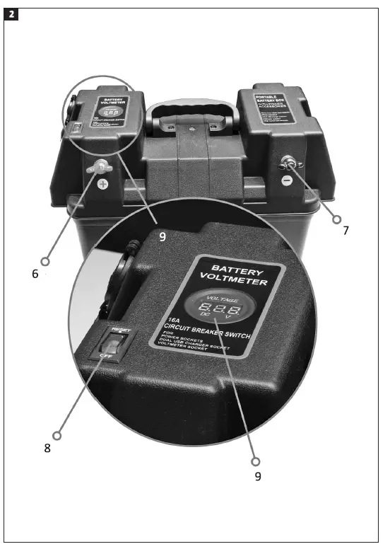 HAMRON-015302-Battery-Box-with-USB-Ports-FIG-2