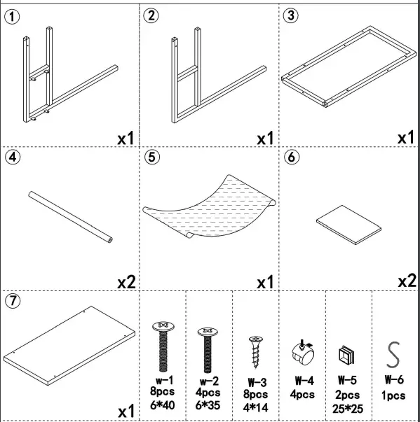 Tribesigns HOGA-C0578 5 Shelf Bookshelf 53 Inch L Shaped Computer Desk-fig2