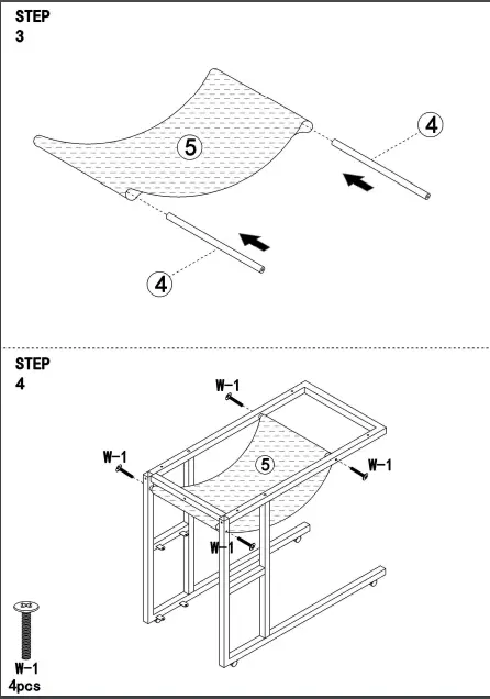 Tribesigns HOGA-C0578 5 Shelf Bookshelf 53 Inch L Shaped Computer Desk-fig4