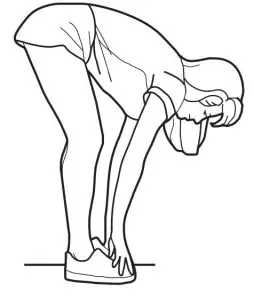 Toe touch stretch
