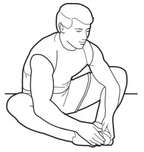 Inner thigh stretch