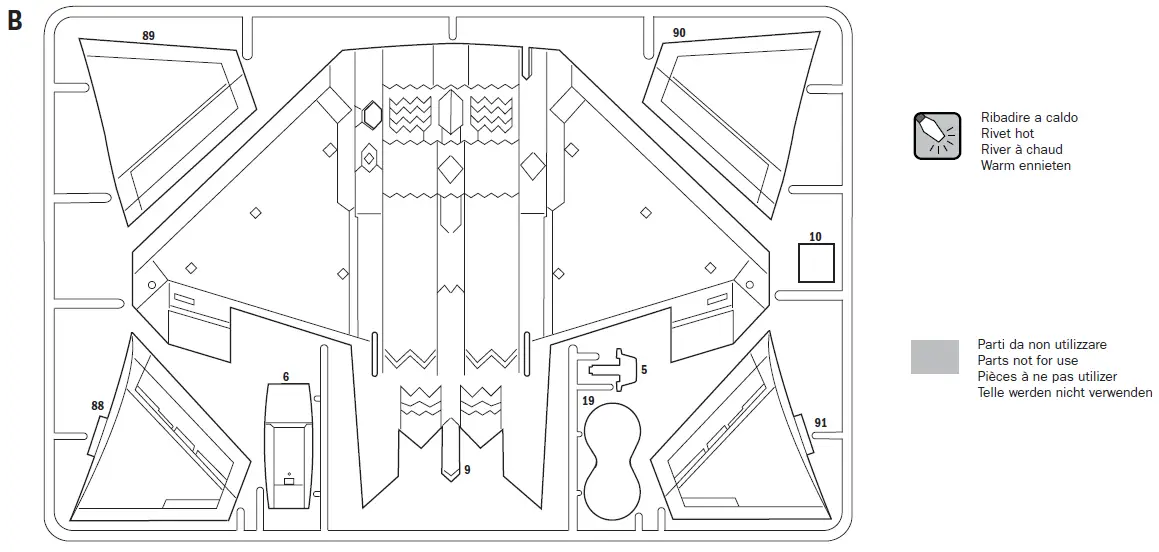 ITALERI 2822 F-22 A Raptor Lockheed Martin Boeing-2