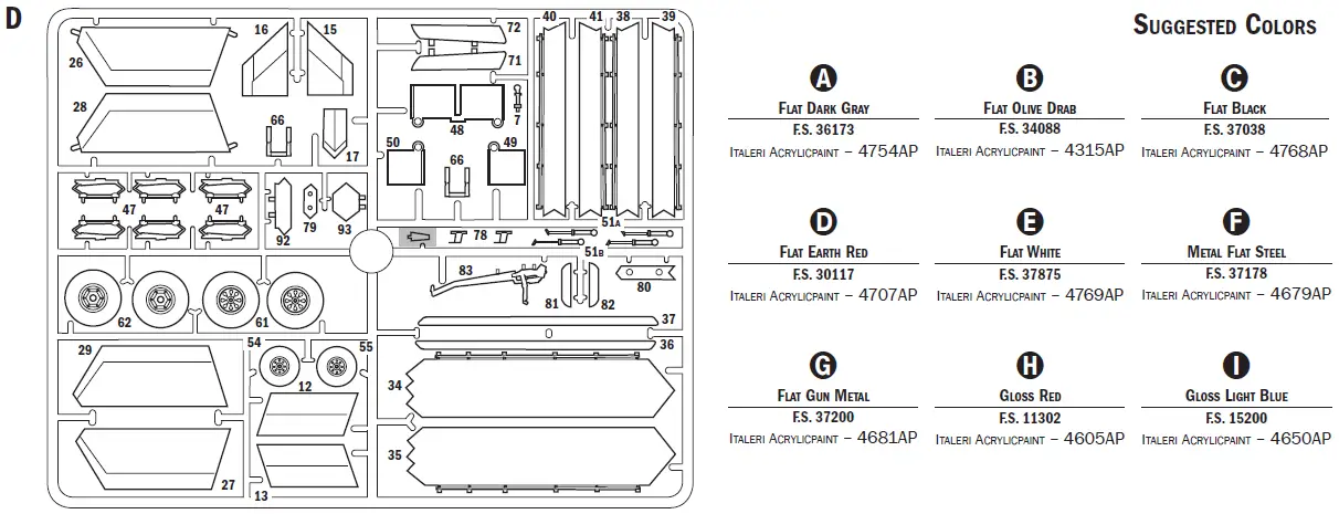 ITALERI 2822 F-22 A Raptor Lockheed Martin Boeing-4