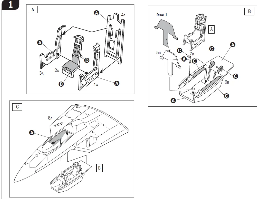 ITALERI 2822 F-22 A Raptor Lockheed Martin Boeing-5