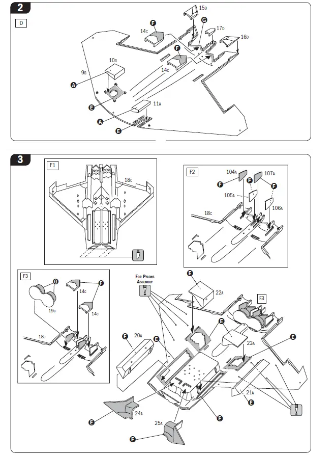 ITALERI 2822 F-22 A Raptor Lockheed Martin Boeing-6