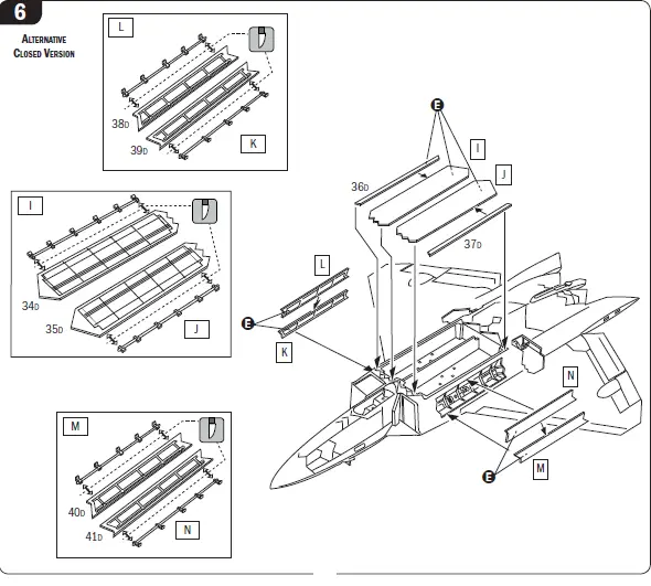 ITALERI 2822 F-22 A Raptor Lockheed Martin Boeing-9