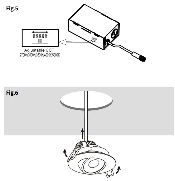 ORTECH SLIM RG3 5CCT LED Slim Lights-Power supply2