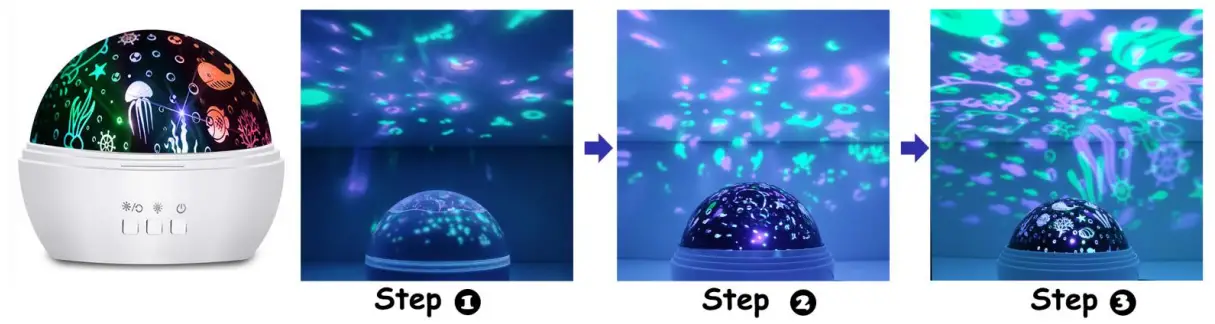 Night Light Projector Instructions