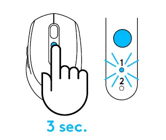 Long press Easy-Switch