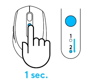 Short press Easy-Switch