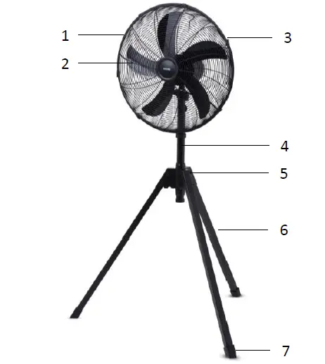 Goldair-GCHV250W-45cm-Wood-Finish-Tripod-Fan-1
