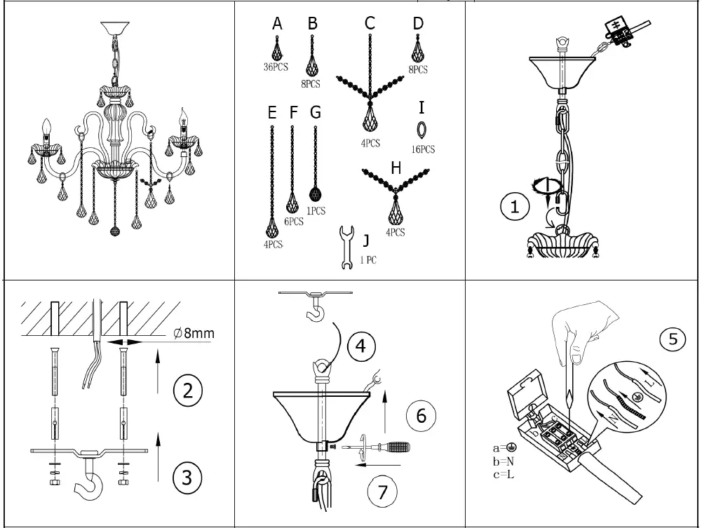 Paul-Neuhaus-3081-00-Gracia-Pendant-Light-FIG-2