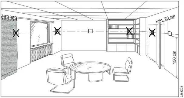 SIEMENS RDG260KN Room Thermostat A02