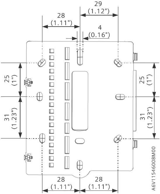 SIEMENS RDG260KN Room Thermostat A05