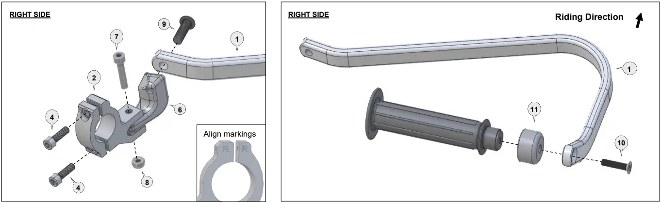 Barkbusters BHG 095 Aluminum Handguard Kit - Overview