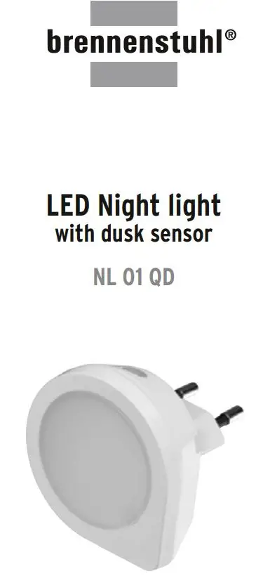 brennenstuhl NL 01 QD LED Night Light Instruction Manual