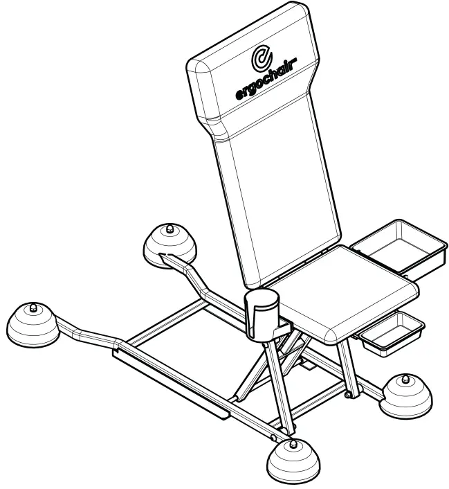 ergochair ERGO-RS Height Adjustable Creeper Seat 01