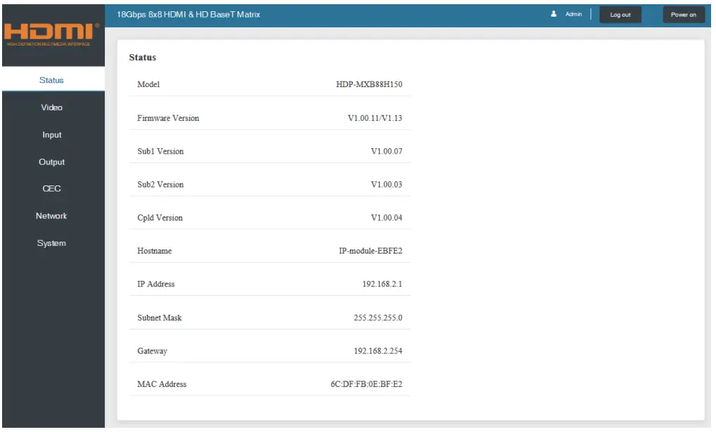 ALFATRON ALF-MUH88E GEN2 18Gbps 8x8 HDBaseT Matrix fig 15