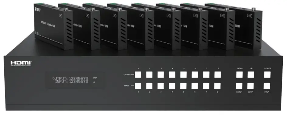 ALFATRON ALF-MUH88E GEN2 18Gbps 8x8 HDBaseT Matrix