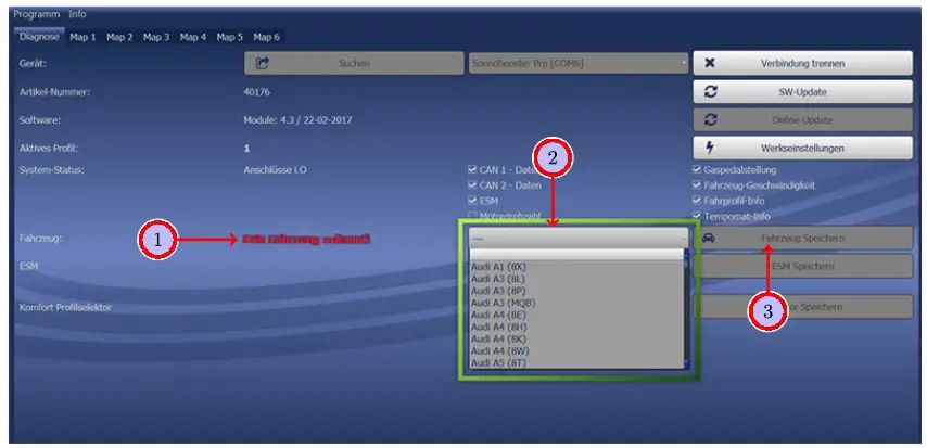KUFATEC Complete Set Active Sound - Software 2