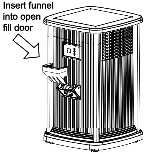 AIRCARE Pedestal Evaporative Humidifier - WATER FILL